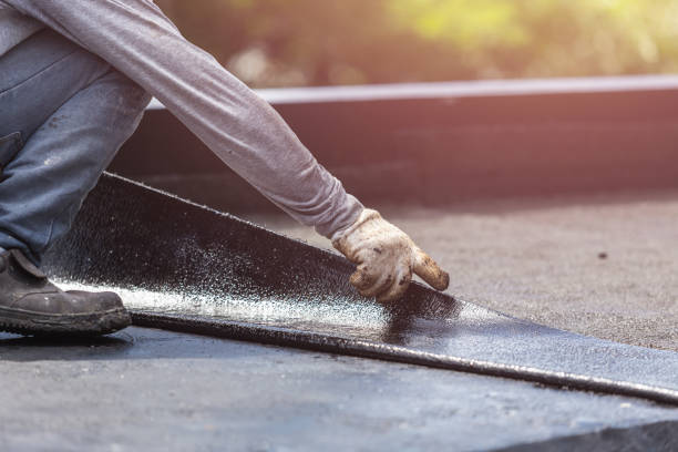 Professional Basement Waterproofing technician working in Fairfield, OH
